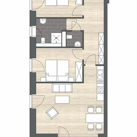 Daire Haus Strandlaeufer 3 1 Strandhaus 3 1 Büsum